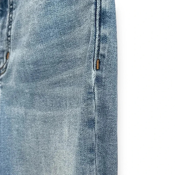 Madewell Curvy Roadtripper Jeans Women's Sz 25 in Benton Wash: Knee-Rip Edition - Picture 16 of 16